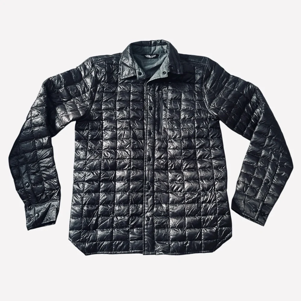 The North Face Dark Gray ThermoBall Puffer Jacket Mens Small NWOT